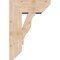 Ekena Millwork Funston Slat Smooth Bracket w/ Offset Brace, Douglas Fir, 7 1/2"W x 18"D x 26"H BKT0806X18X26FST06SDF - alternate 3